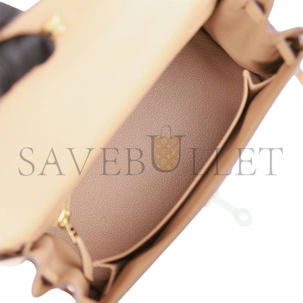 HERMES KELLY RETOURNE 25 CHAI TOGO GOLD HARDWARE HANDMADE (25*17*7cm) HERMES KELLY RETOURNE 25 CHAI TOGO GOLD HARDWARE HANDMADE (25*17*7cm)