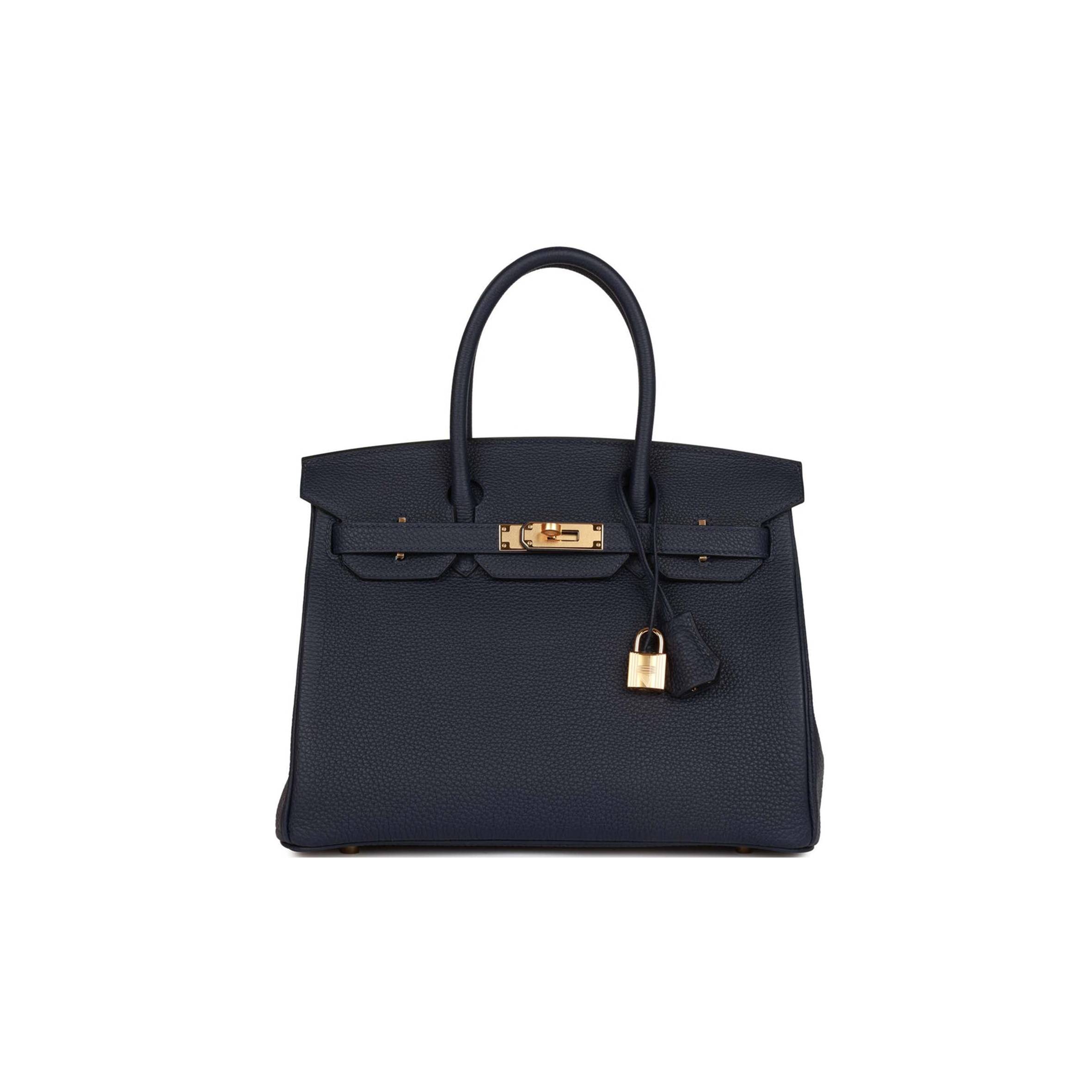 HERMES BIRKIN 30 BLEU NUIT TOGO GOLD HARDWARE (30cm) HERMES BIRKIN 30 BLEU NUIT TOGO GOLD HARDWARE (30cm)