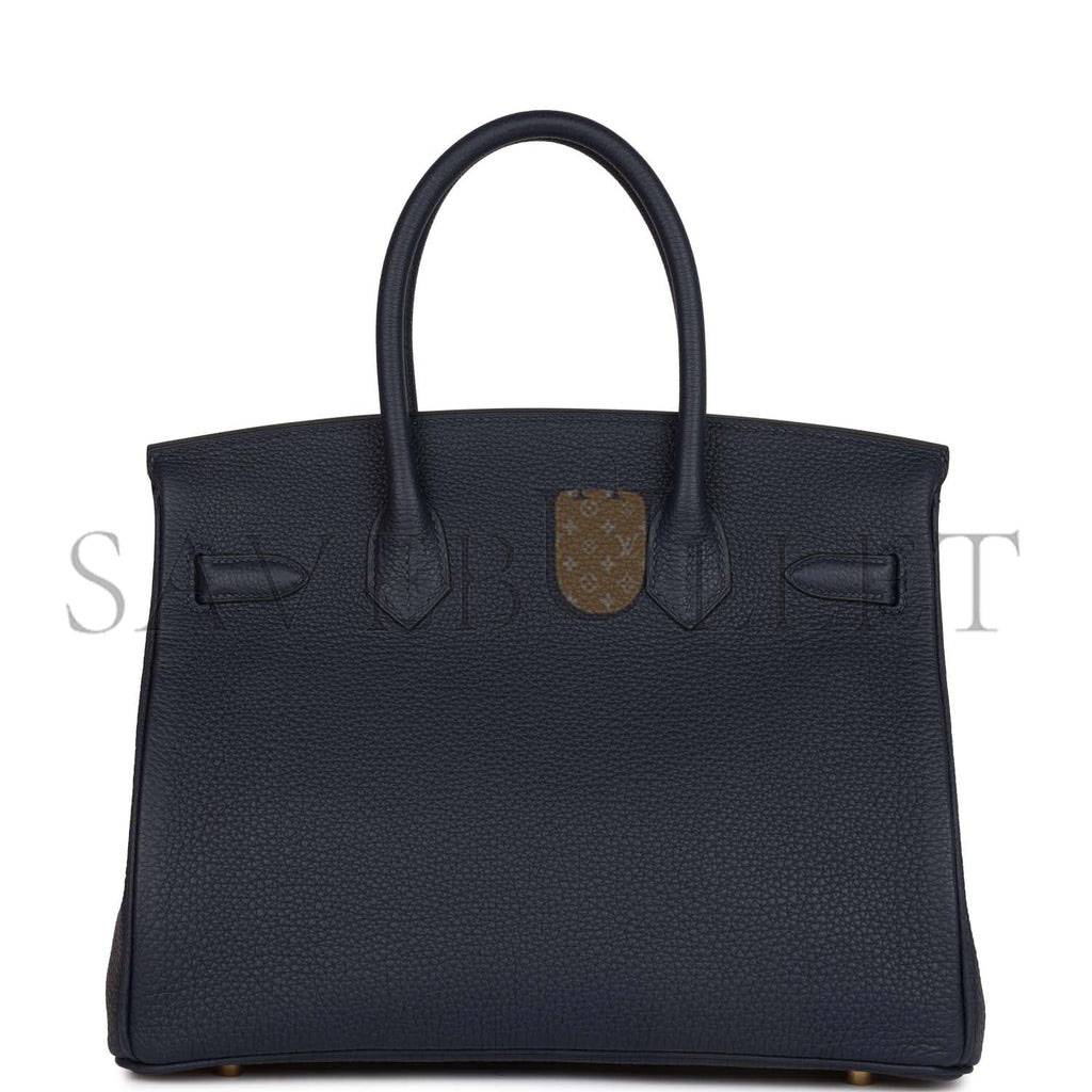 HERMES BIRKIN 30 BLEU NUIT TOGO GOLD HARDWARE (30cm) HERMES BIRKIN 30 BLEU NUIT TOGO GOLD HARDWARE (30cm)