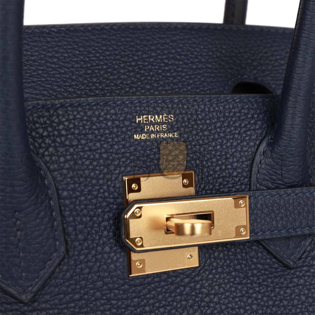 HERMES BIRKIN 30 BLEU NUIT TOGO GOLD HARDWARE (30cm) HERMES BIRKIN 30 BLEU NUIT TOGO GOLD HARDWARE (30cm)