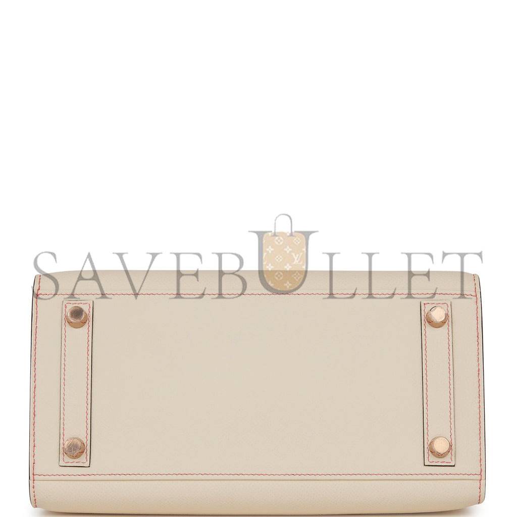 HERMES SPECIAL ORDER (HSS) BIRKIN SELLIER 25 NATA AND BLACK EPSOM ROSE GOLD HARDWARE (25cm) HERMES SPECIAL ORDER (HSS) BIRKIN SELLIER 25 NATA AND BLACK EPSOM ROSE GOLD HARDWARE (25cm)