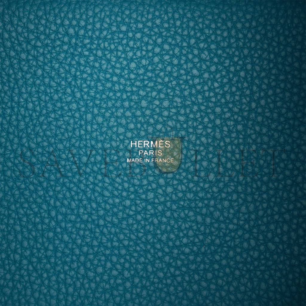 HERMES PICOTIN LOCK 18 CASAQUE VERT CYPRESS AND VERT BOSPHORE PALLADIUM HARDWARE(18*13*18cm) HERMES PICOTIN LOCK 18 CASAQUE VERT CYPRESS AND VERT BOSPHORE PALLADIUM HARDWARE(18*13*18cm)