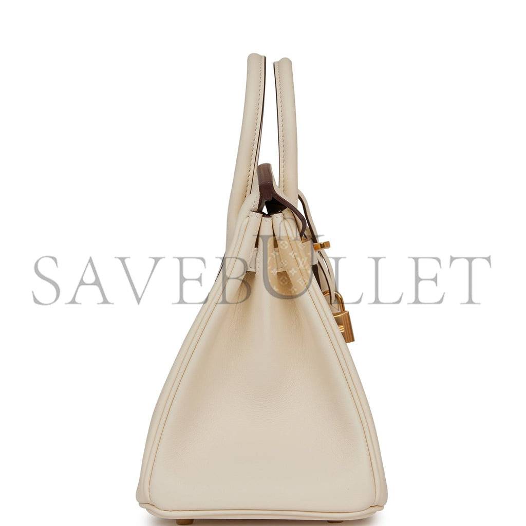 HERMES BIRKIN 25 NATA SWIFT GOLD HARDWARE (25cm) HERMES BIRKIN 25 NATA SWIFT GOLD HARDWARE (25cm)