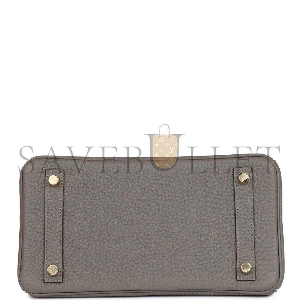 HERMES BIRKIN 25 GRIS MEYER TOGO GOLD HARDWARE HANDMADE (25cm) HERMES BIRKIN 25 GRIS MEYER TOGO GOLD HARDWARE HANDMADE (25cm)