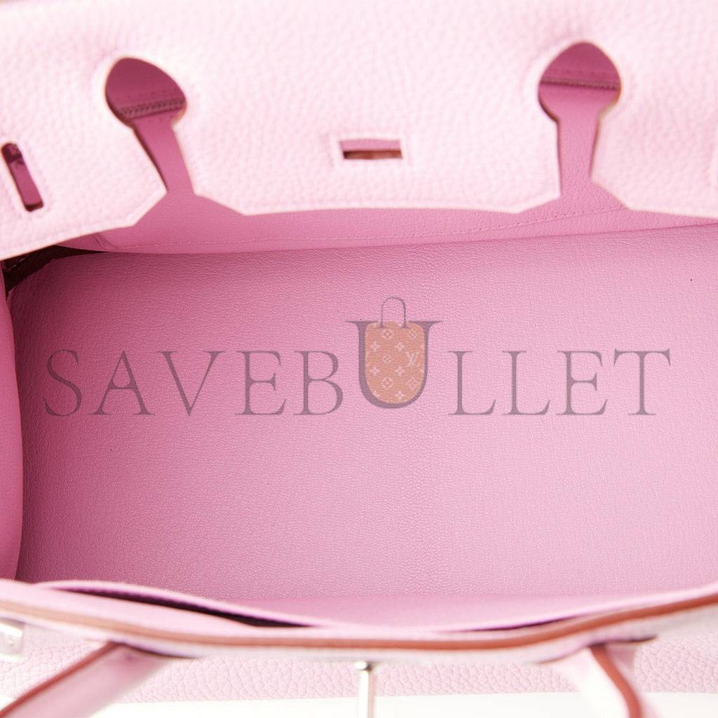 HERMES BIRKIN 30 MAUVE SYLVESTRE CLEMENCE PALLADIUM HARDWARE (30cm) HERMES BIRKIN 30 MAUVE SYLVESTRE CLEMENCE PALLADIUM HARDWARE (30cm)
