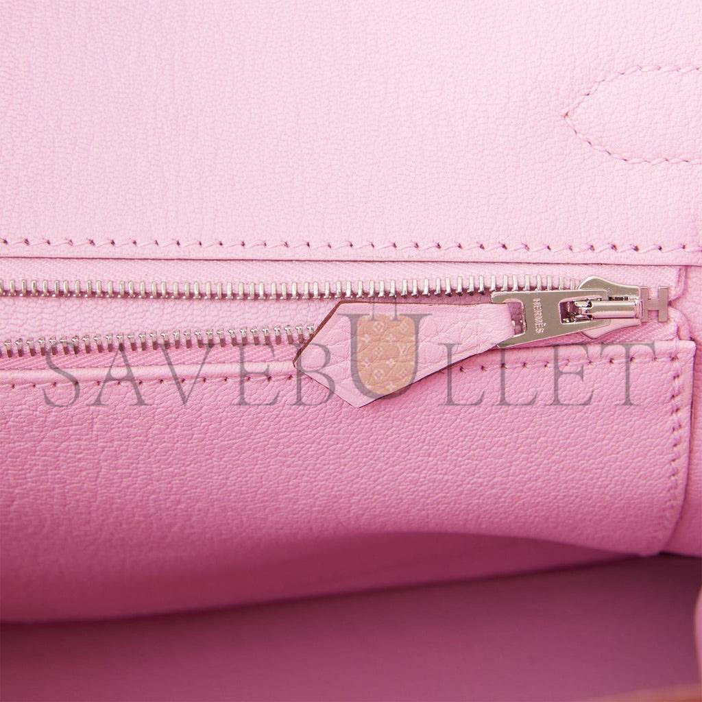 HERMES BIRKIN 30 MAUVE SYLVESTRE CLEMENCE PALLADIUM HARDWARE (30cm) HERMES BIRKIN 30 MAUVE SYLVESTRE CLEMENCE PALLADIUM HARDWARE (30cm)