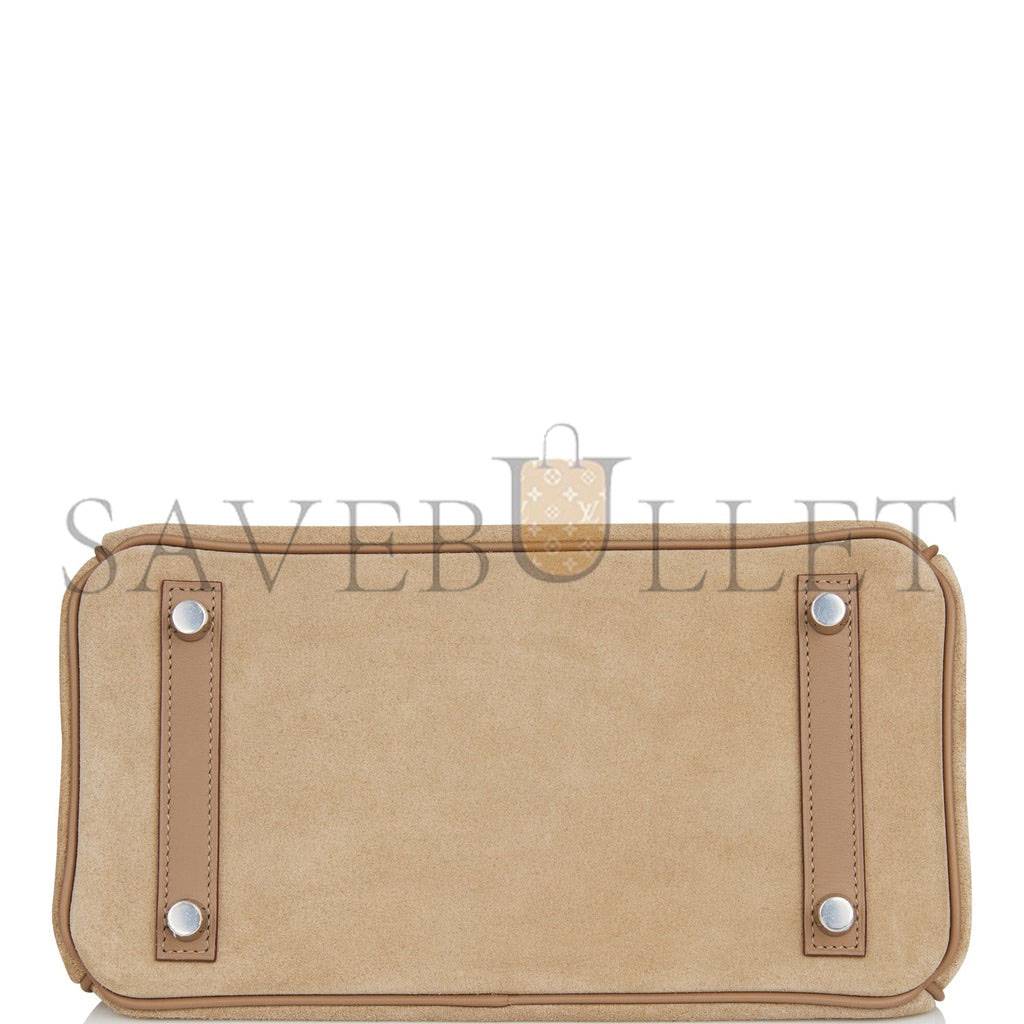HERMES BIRKIN 25 GRIS CAILLOU GRIZZLY AND SWIFT PALLADIUM HARDWARE HANDMADE (25cm) HERMES BIRKIN 25 GRIS CAILLOU GRIZZLY AND SWIFT PALLADIUM HARDWARE HANDMADE (25cm)