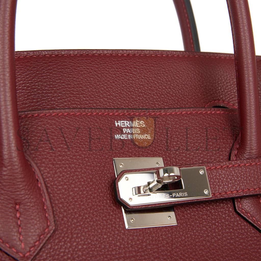 HERMES BIRKIN 40 ROUGE H TOGO PALLADIUM HARDWARE (40cm) HERMES BIRKIN 40 ROUGE H TOGO PALLADIUM HARDWARE (40cm)