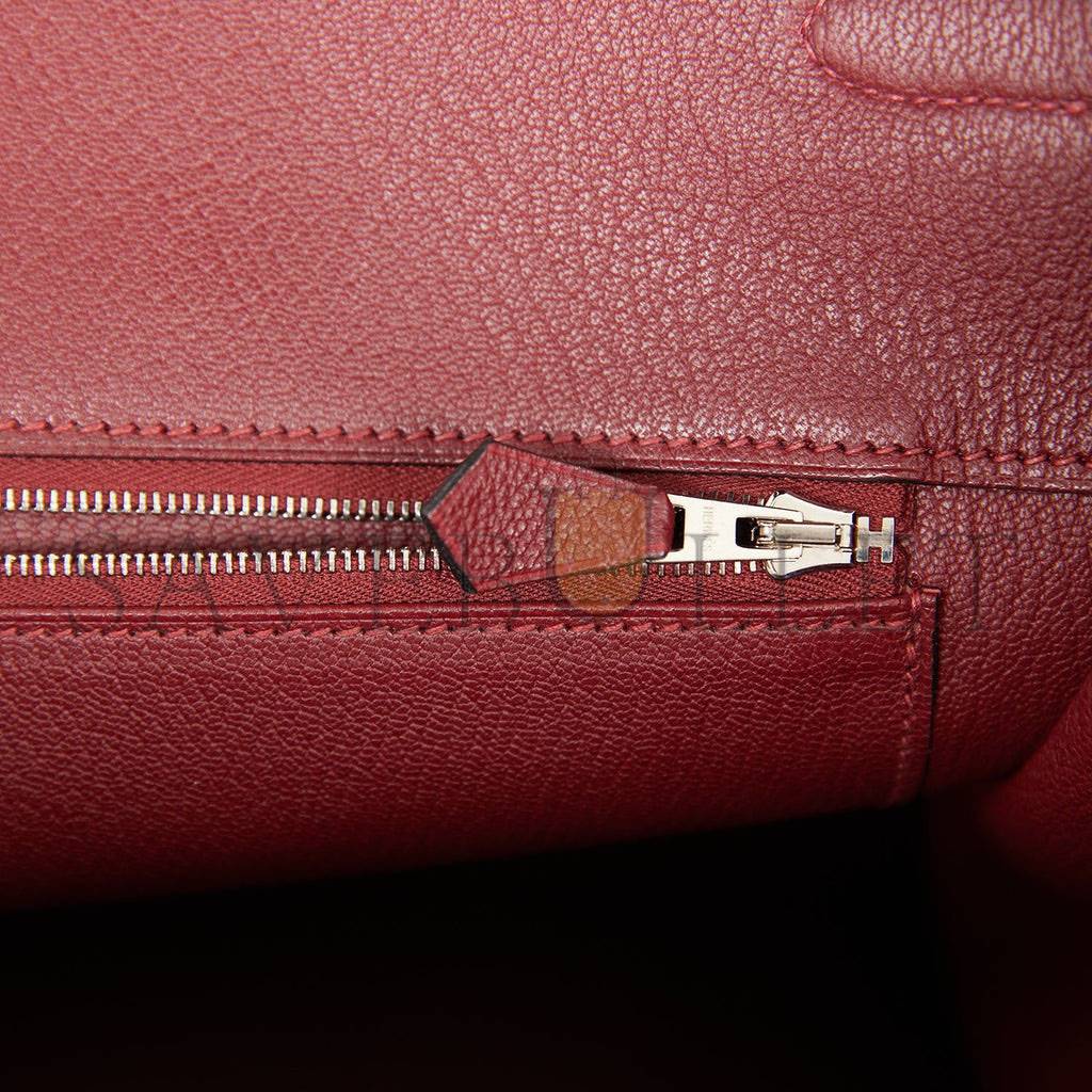 HERMES BIRKIN 40 ROUGE H TOGO PALLADIUM HARDWARE (40cm) HERMES BIRKIN 40 ROUGE H TOGO PALLADIUM HARDWARE (40cm)
