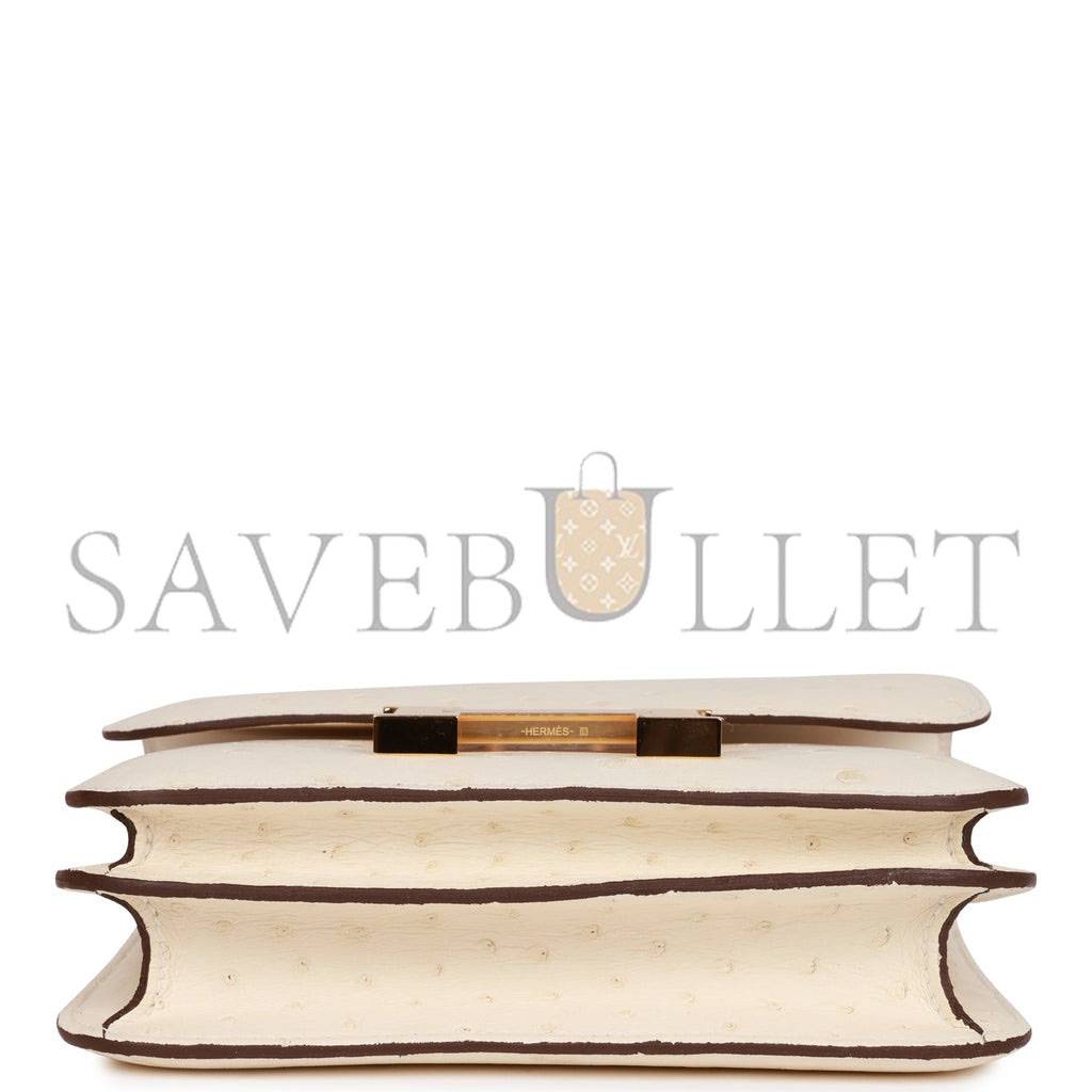 HERMES CONSTANCE 18 NATA OSTRICH GOLD HARDWARE 39861962506334 (18cm) HERMES CONSTANCE 18 NATA OSTRICH GOLD HARDWARE 39861962506334 (18cm)