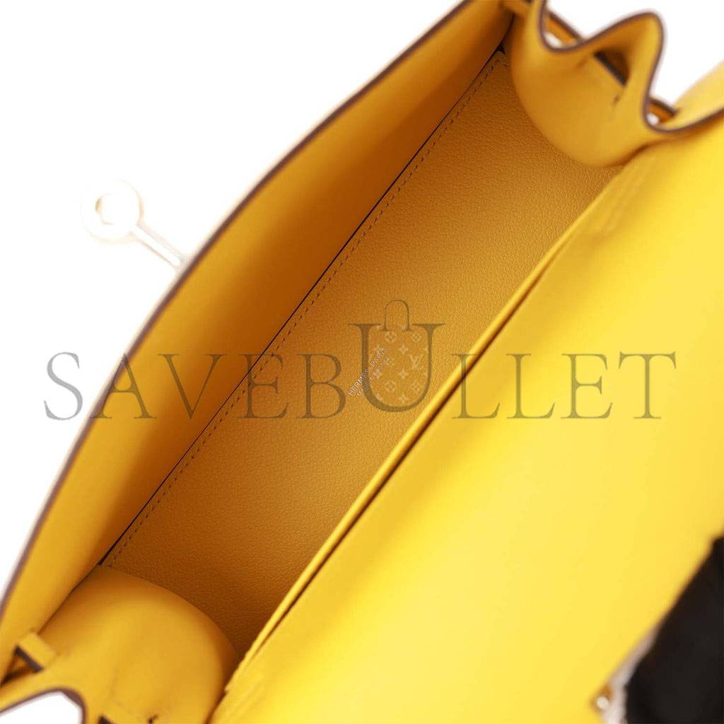 HERMES KELLY DANSE LIME EVERCOLOR PALLADIUM HARDWARE (22*16*7cm) HERMES KELLY DANSE LIME EVERCOLOR PALLADIUM HARDWARE (22*16*7cm)