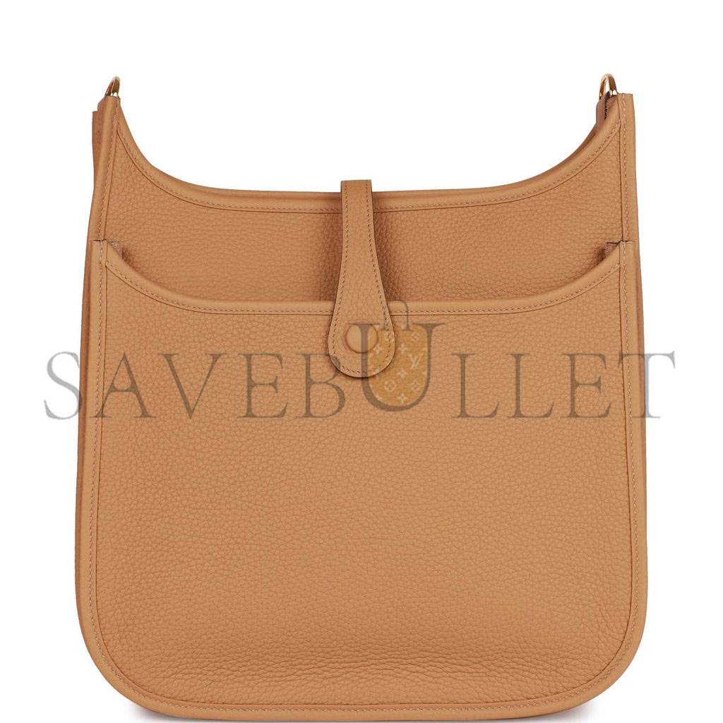 HERMES EVELYNE III PM BISCUIT CLEMENCE GOLD HARDWARE (29*30*7cm) HERMES EVELYNE III PM BISCUIT CLEMENCE GOLD HARDWARE (29*30*7cm)