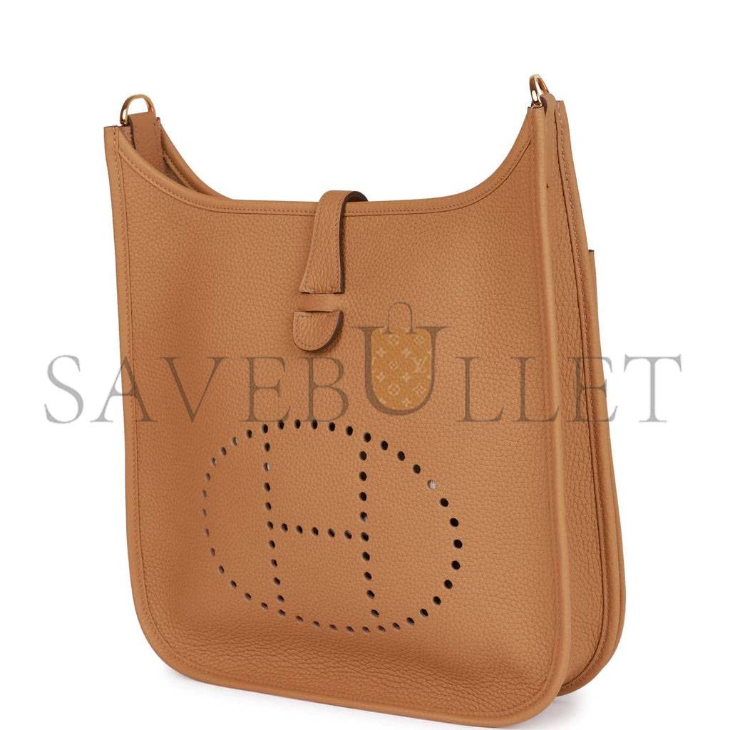 HERMES EVELYNE III PM BISCUIT CLEMENCE GOLD HARDWARE (29*30*7cm) HERMES EVELYNE III PM BISCUIT CLEMENCE GOLD HARDWARE (29*30*7cm)