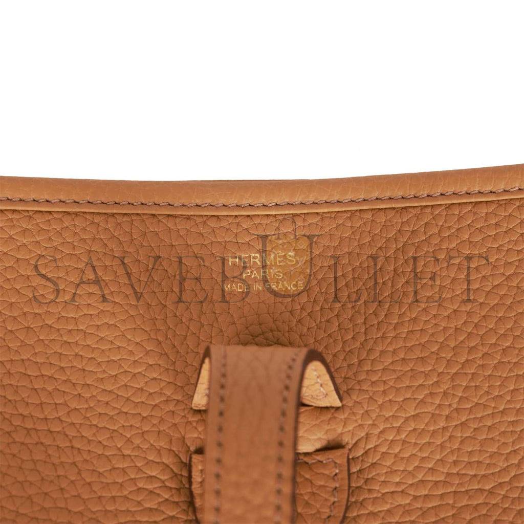 HERMES EVELYNE III PM BISCUIT CLEMENCE GOLD HARDWARE (29*30*7cm) HERMES EVELYNE III PM BISCUIT CLEMENCE GOLD HARDWARE (29*30*7cm)