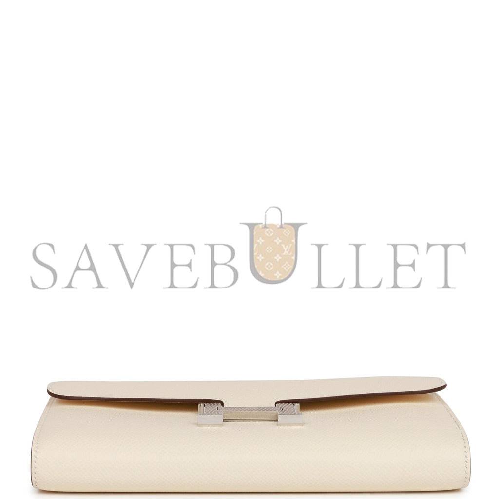 HERMES CONSTANCE WALLET TO GO NATA EPSOM AND LIZARD PALLADIUM HARDWARE (22*11cm) HERMES CONSTANCE WALLET TO GO NATA EPSOM AND LIZARD PALLADIUM HARDWARE (22*11cm)