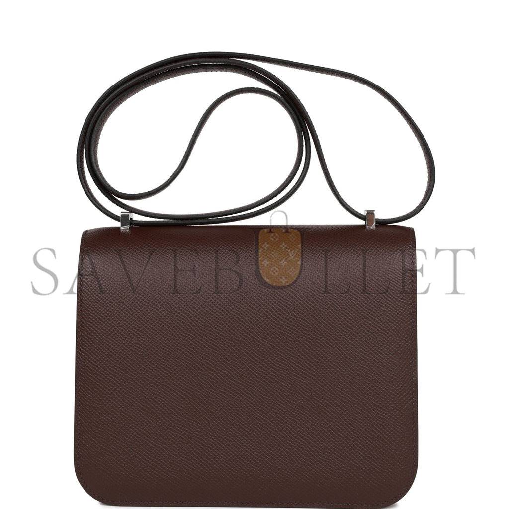HERMES CONSTANCE 18 ROUGE SELLIER EPSOM PALLADIUM HARDWARE 39835891728478 (18cm) HERMES CONSTANCE 18 ROUGE SELLIER EPSOM PALLADIUM HARDWARE 39835891728478 (18cm)