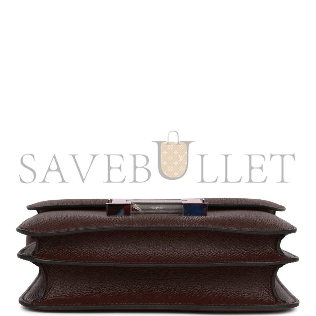 HERMES CONSTANCE 18 ROUGE SELLIER EPSOM PALLADIUM HARDWARE 39835891728478 (18cm) HERMES CONSTANCE 18 ROUGE SELLIER EPSOM PALLADIUM HARDWARE 39835891728478 (18cm)