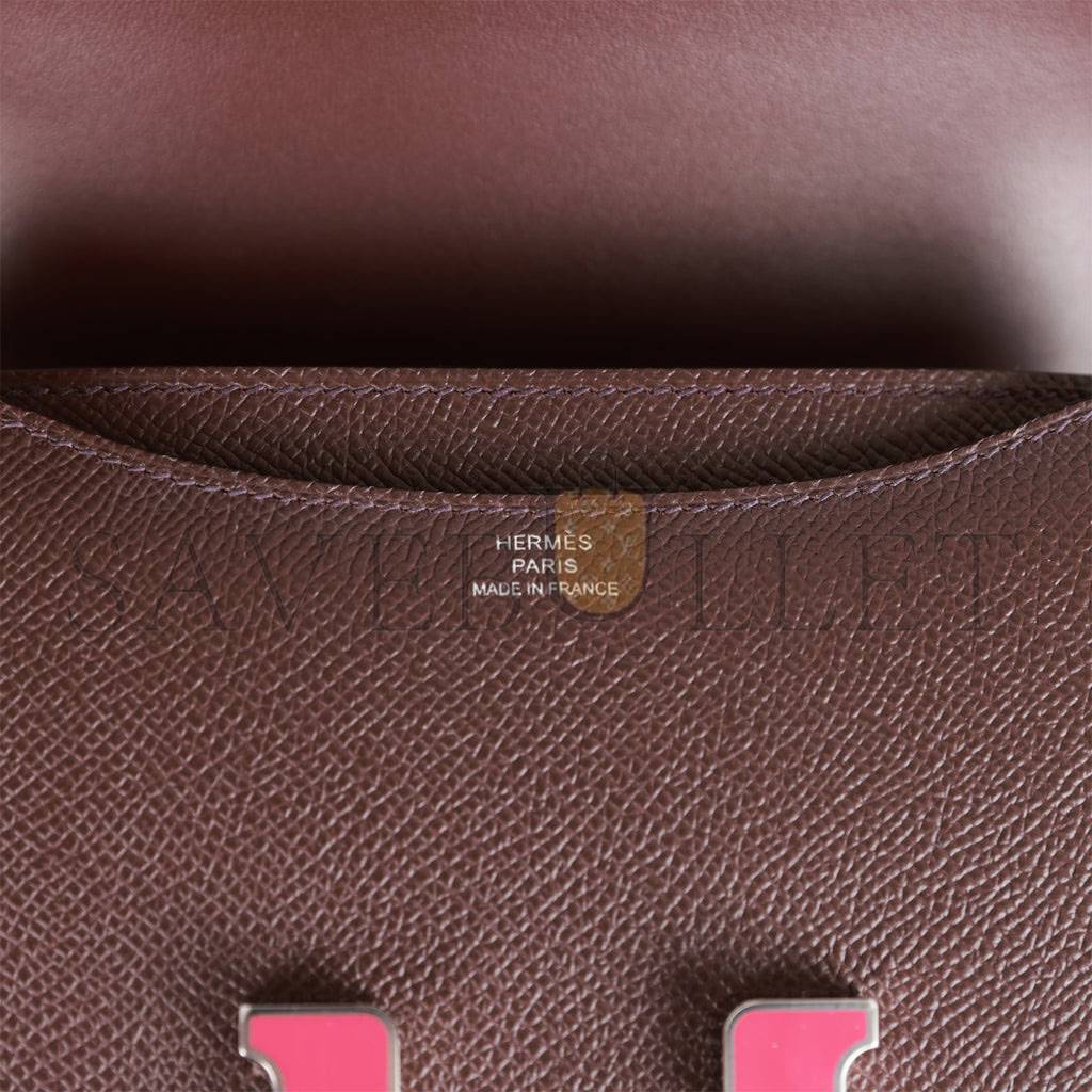 HERMES CONSTANCE 18 ROUGE SELLIER EPSOM PALLADIUM HARDWARE 39835891728478 (18cm) HERMES CONSTANCE 18 ROUGE SELLIER EPSOM PALLADIUM HARDWARE 39835891728478 (18cm)