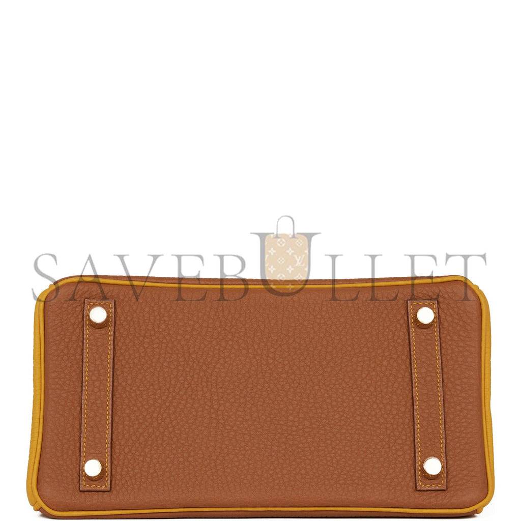 HERMES SPECIAL ORDER (HSS) BIRKIN 25 GOLD AND JAUNE AMBRE TOGO BRUSHED GOLD HARDWARE HANDMADE(25cm) HERMES SPECIAL ORDER (HSS) BIRKIN 25 GOLD AND JAUNE AMBRE TOGO BRUSHED GOLD HARDWARE HANDMADE(25cm)