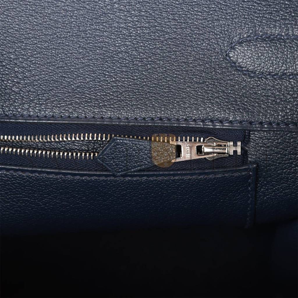 HERMES SPECIAL ORDER (HSS) BIRKIN 35 CRAIE AND BLEU NUIT TOGO PALLADIUM HARDWARE (35*25*18cm) HERMES SPECIAL ORDER (HSS) BIRKIN 35 CRAIE AND BLEU NUIT TOGO PALLADIUM HARDWARE (35*25*18cm)