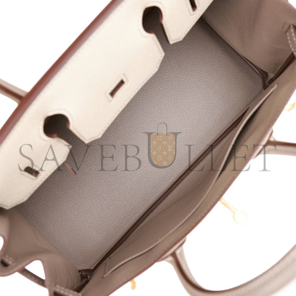 HERMES SPECIAL ORDER (HSS) BIRKIN 30 CRAIE AND GRIS ASPHALTE EPSOM BRUSHED GOLD HARDWARE( 30cm*22*16cm) HERMES SPECIAL ORDER (HSS) BIRKIN 30 CRAIE AND GRIS ASPHALTE EPSOM BRUSHED GOLD HARDWARE( 30cm*22*16cm)