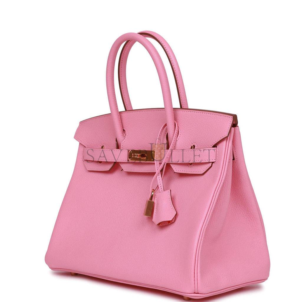 HERMES BIRKIN 30 ROSE CONFETTI CHEVRE GOLD HARDWARE (30cm) HERMES BIRKIN 30 ROSE CONFETTI CHEVRE GOLD HARDWARE (30cm)