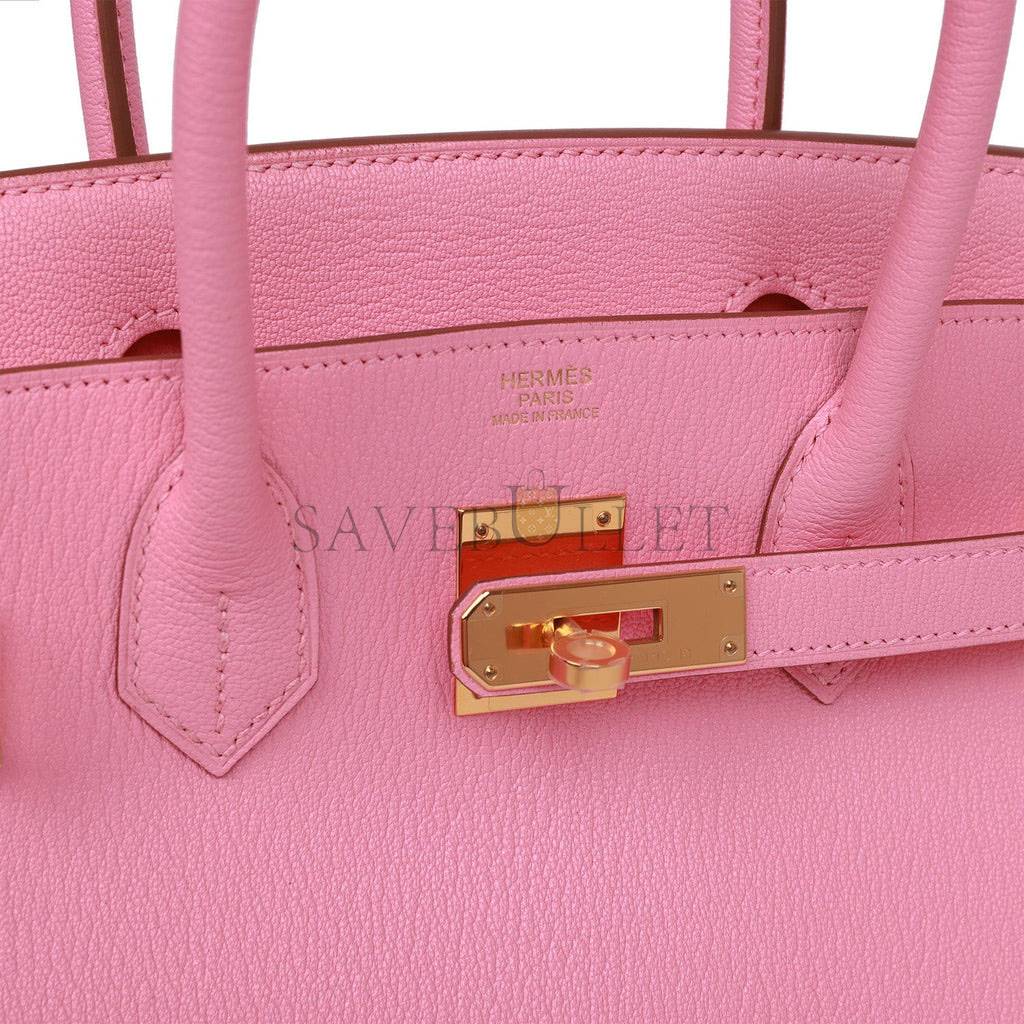 HERMES BIRKIN 30 ROSE CONFETTI CHEVRE GOLD HARDWARE (30cm) HERMES BIRKIN 30 ROSE CONFETTI CHEVRE GOLD HARDWARE (30cm)