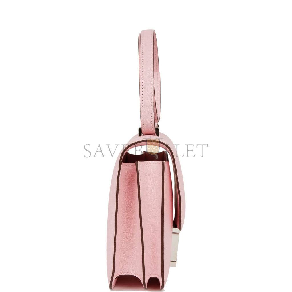 HERMES CONSTANCE 18 ROSE SAKURA CHEVRE PALLADIUM HARDWARE 39692487491678 (18cm) HERMES CONSTANCE 18 ROSE SAKURA CHEVRE PALLADIUM HARDWARE 39692487491678 (18cm)