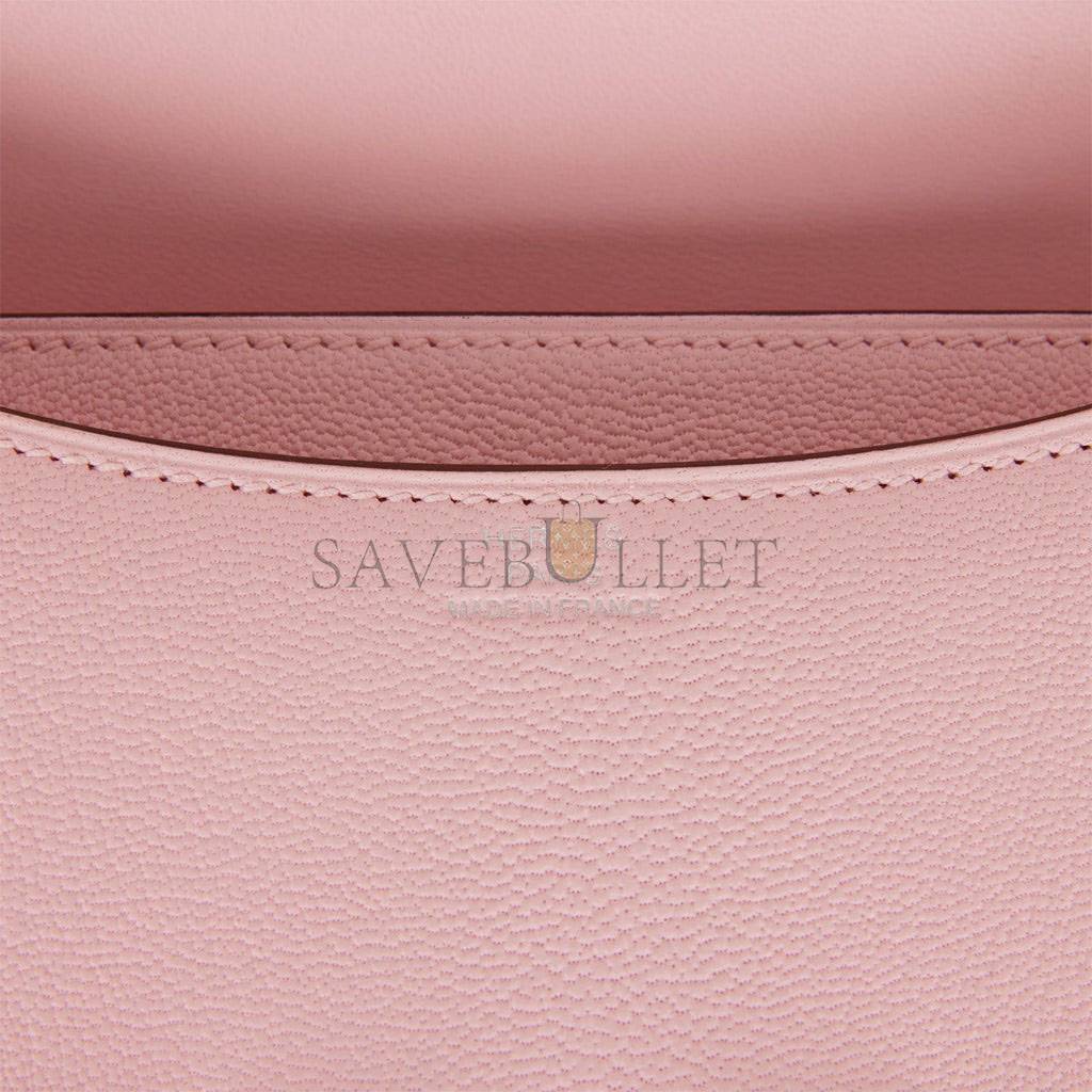 HERMES CONSTANCE 18 ROSE SAKURA CHEVRE PALLADIUM HARDWARE 39692487491678 (18cm) HERMES CONSTANCE 18 ROSE SAKURA CHEVRE PALLADIUM HARDWARE 39692487491678 (18cm)