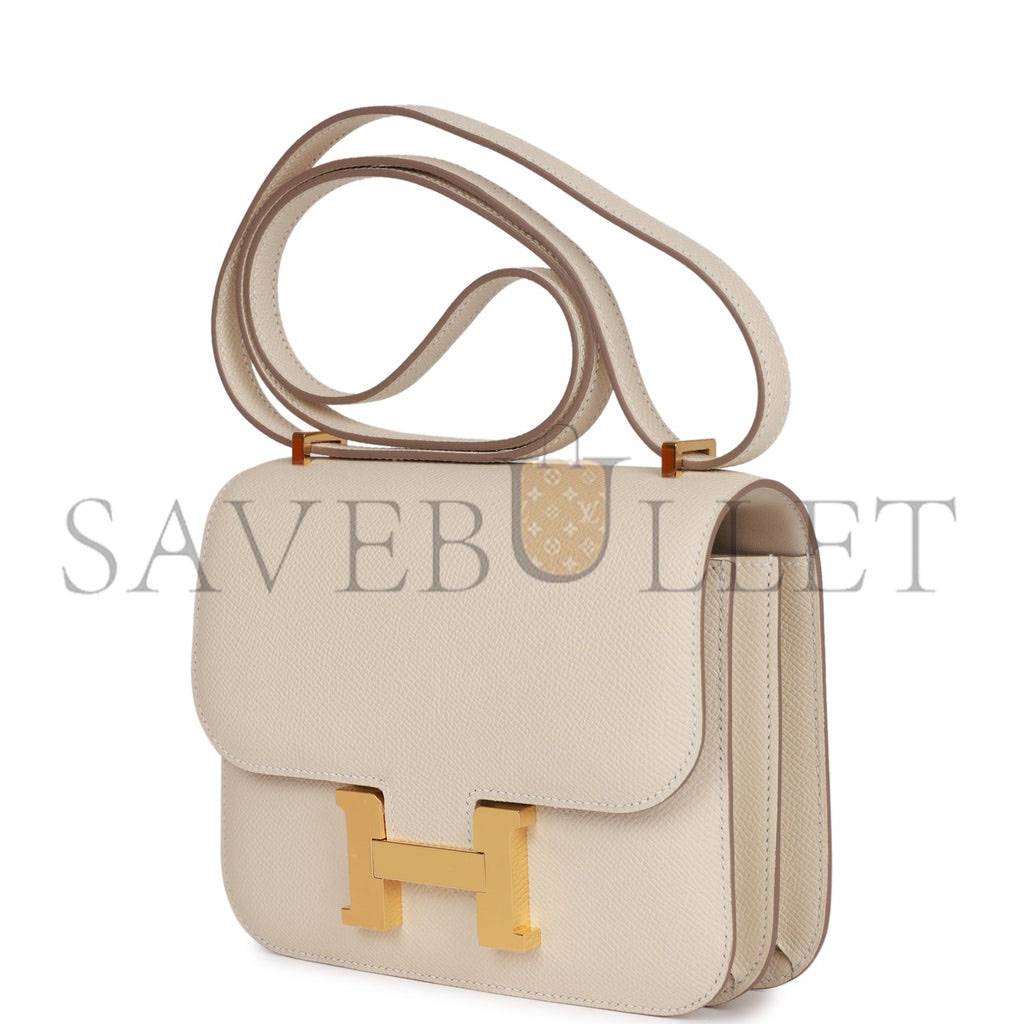 HERMES CONSTANCE 18 CRAIE EPSOM GOLD HARDWARE (18cm) HERMES CONSTANCE 18 CRAIE EPSOM GOLD HARDWARE (18cm)