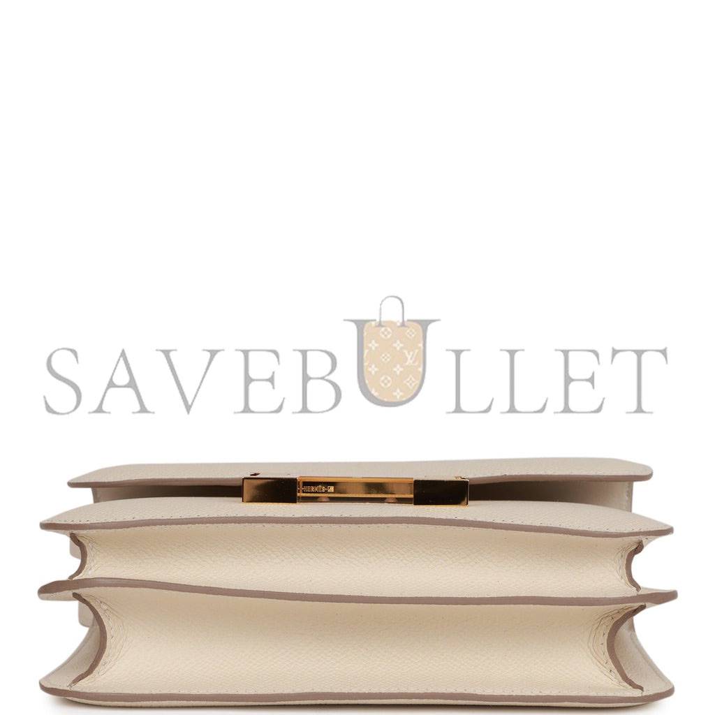HERMES CONSTANCE 18 CRAIE EPSOM GOLD HARDWARE (18cm) HERMES CONSTANCE 18 CRAIE EPSOM GOLD HARDWARE (18cm)