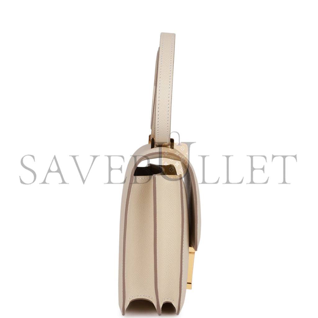 HERMES CONSTANCE 18 CRAIE EPSOM GOLD HARDWARE (18cm) HERMES CONSTANCE 18 CRAIE EPSOM GOLD HARDWARE (18cm)