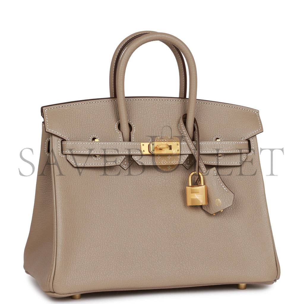 HERMES SPECIAL ORDER (HSS) BIRKIN 25 GRIS TOURTERELLE VERSO CHEVRE BRUSHED GOLD HARDWARE HANDMADE (25cm) HERMES SPECIAL ORDER (HSS) BIRKIN 25 GRIS TOURTERELLE VERSO CHEVRE BRUSHED GOLD HARDWARE HANDMADE (25cm)