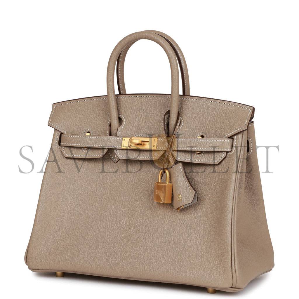 HERMES SPECIAL ORDER (HSS) BIRKIN 25 GRIS TOURTERELLE VERSO CHEVRE BRUSHED GOLD HARDWARE HANDMADE (25cm) HERMES SPECIAL ORDER (HSS) BIRKIN 25 GRIS TOURTERELLE VERSO CHEVRE BRUSHED GOLD HARDWARE HANDMADE (25cm)