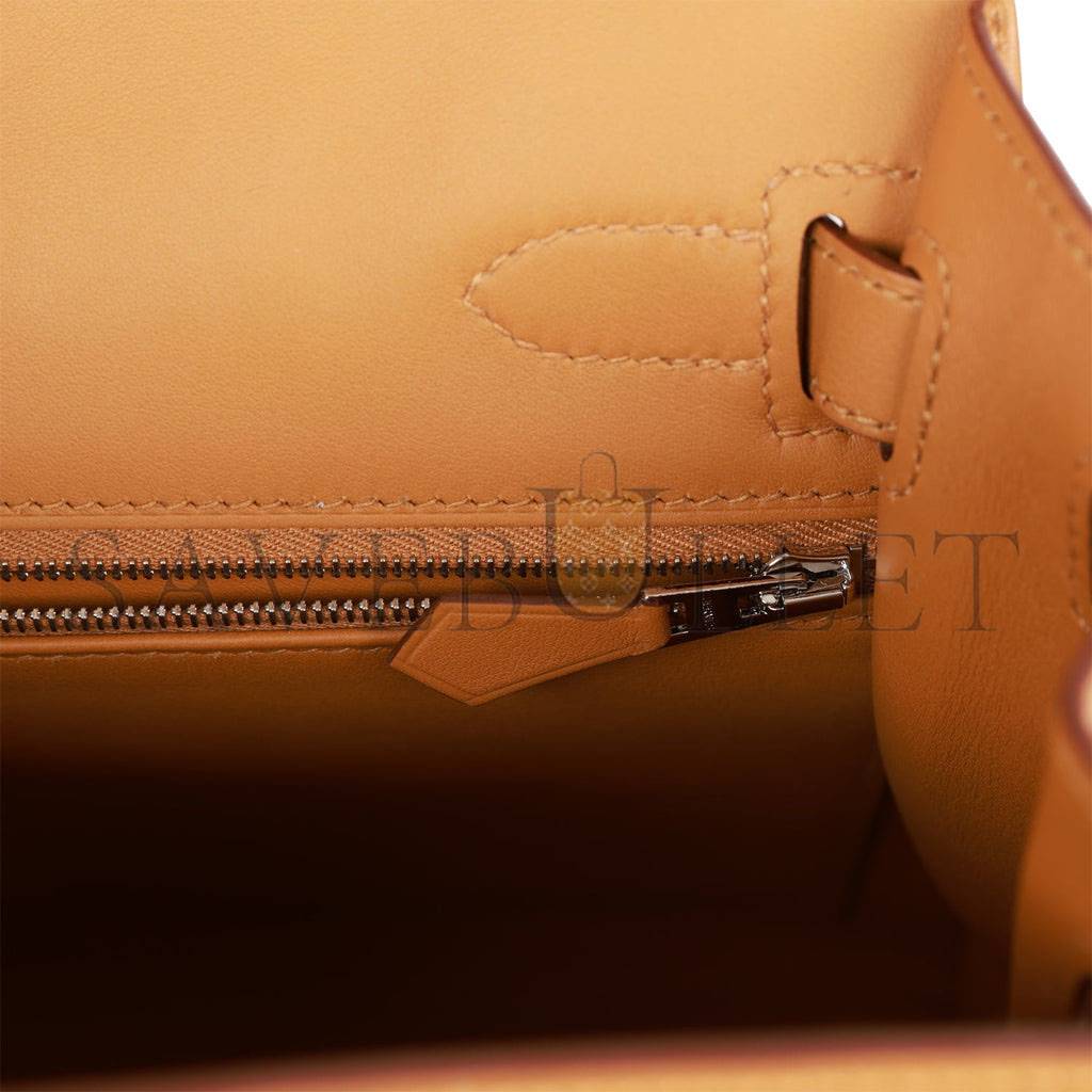 HERMES QUADRILLE KELLY SELLIER 28 SESAME TOILE AND SWIFT PALLADIUM HARDWARE (28*21*12cm) HERMES QUADRILLE KELLY SELLIER 28 SESAME TOILE AND SWIFT PALLADIUM HARDWARE (28*21*12cm)