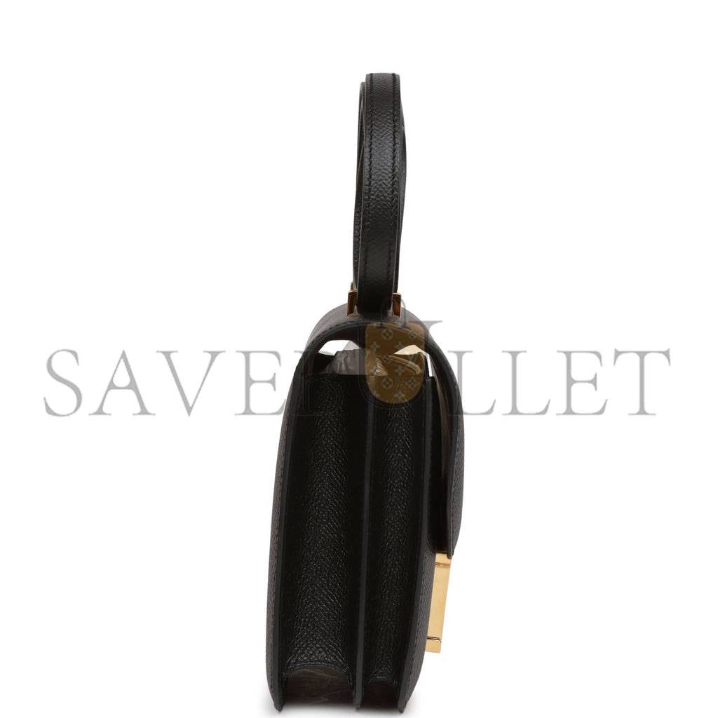 HERMES CONSTANCE 18 BLACK EPSOM GOLD HARDWARE (18cm) HERMES CONSTANCE 18 BLACK EPSOM GOLD HARDWARE (18cm)