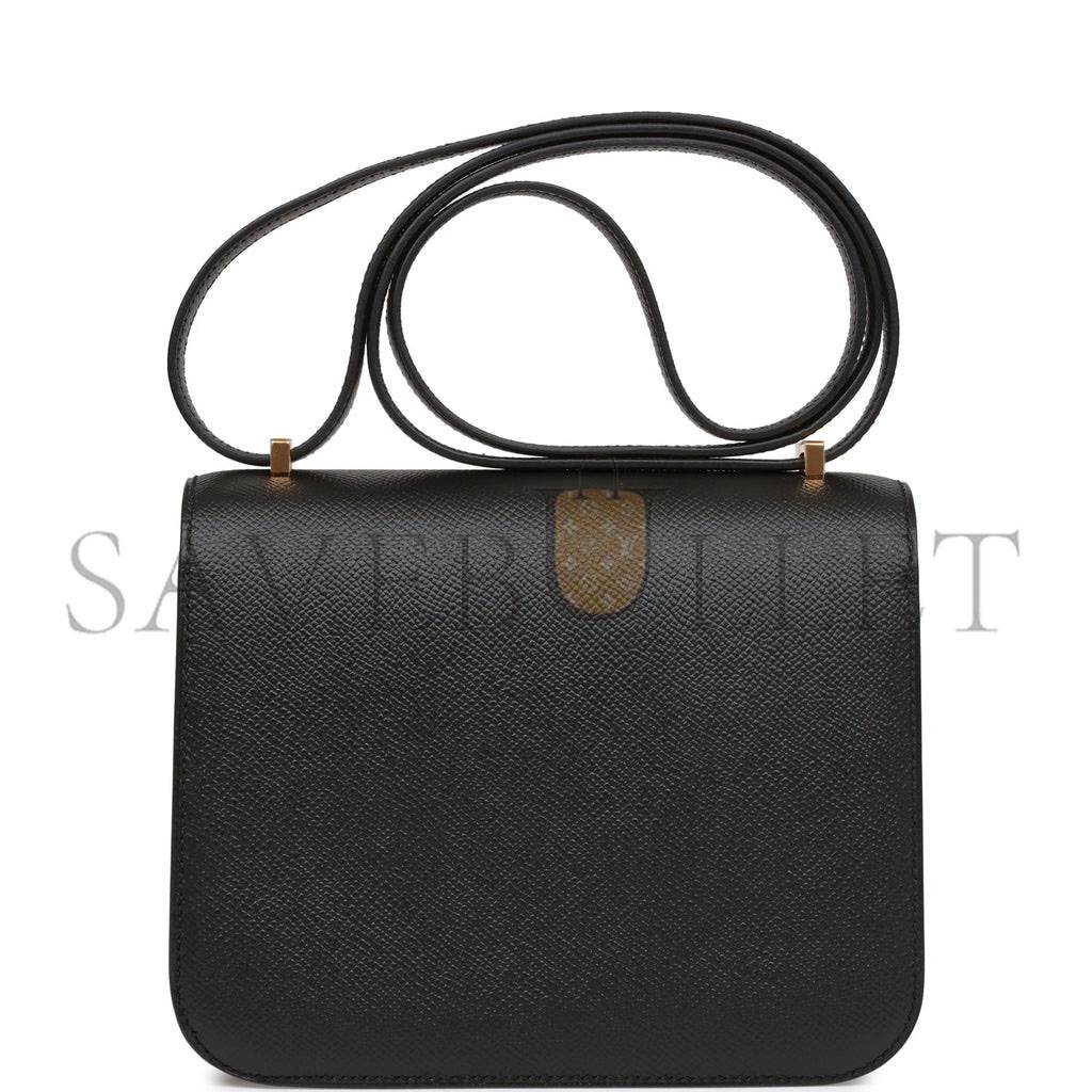 HERMES CONSTANCE 18 BLACK EPSOM GOLD HARDWARE (18cm) HERMES CONSTANCE 18 BLACK EPSOM GOLD HARDWARE (18cm)