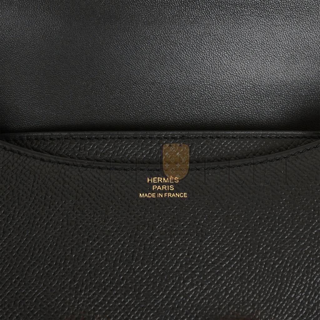 HERMES CONSTANCE 18 BLACK EPSOM GOLD HARDWARE (18cm) HERMES CONSTANCE 18 BLACK EPSOM GOLD HARDWARE (18cm)