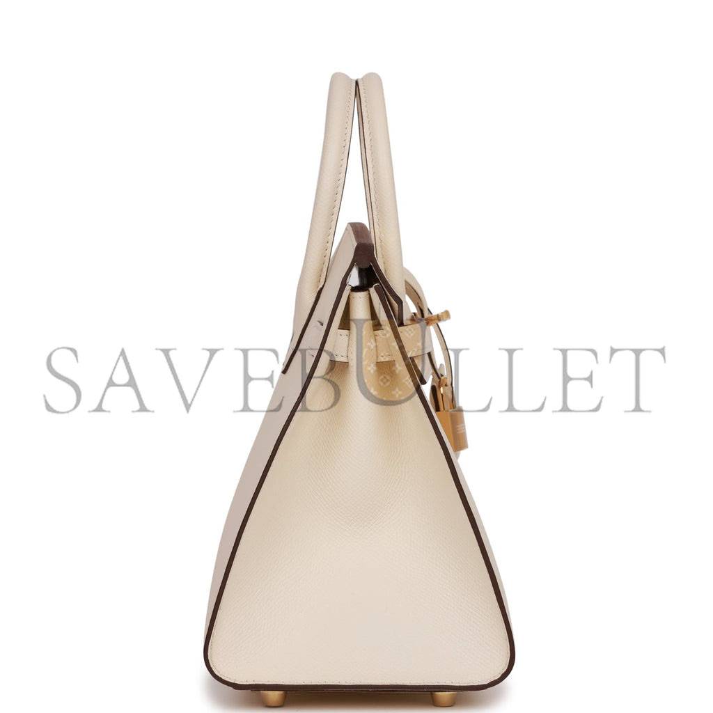 HERMES BIRKIN SELLIER 25 NATA EPSOM GOLD HARDWARE HANDMADE (25cm) HERMES BIRKIN SELLIER 25 NATA EPSOM GOLD HARDWARE HANDMADE (25cm)