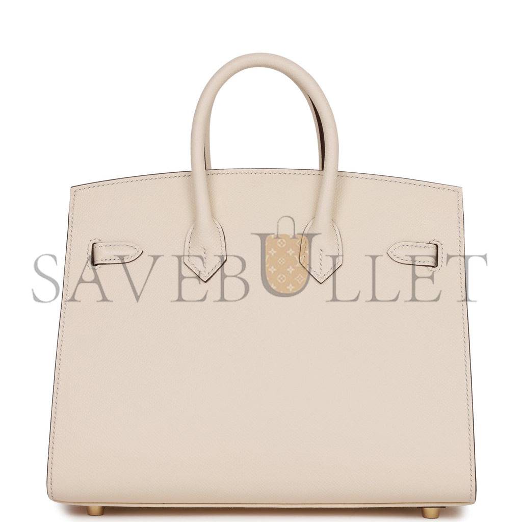 HERMES BIRKIN SELLIER 25 NATA EPSOM GOLD HARDWARE HANDMADE (25cm) HERMES BIRKIN SELLIER 25 NATA EPSOM GOLD HARDWARE HANDMADE (25cm)