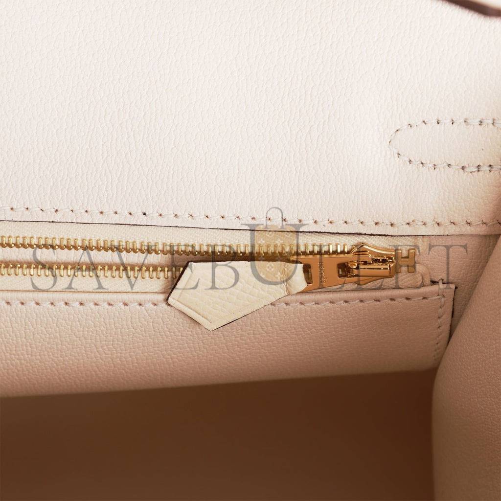HERMES BIRKIN SELLIER 25 NATA EPSOM GOLD HARDWARE HANDMADE (25cm) HERMES BIRKIN SELLIER 25 NATA EPSOM GOLD HARDWARE HANDMADE (25cm)