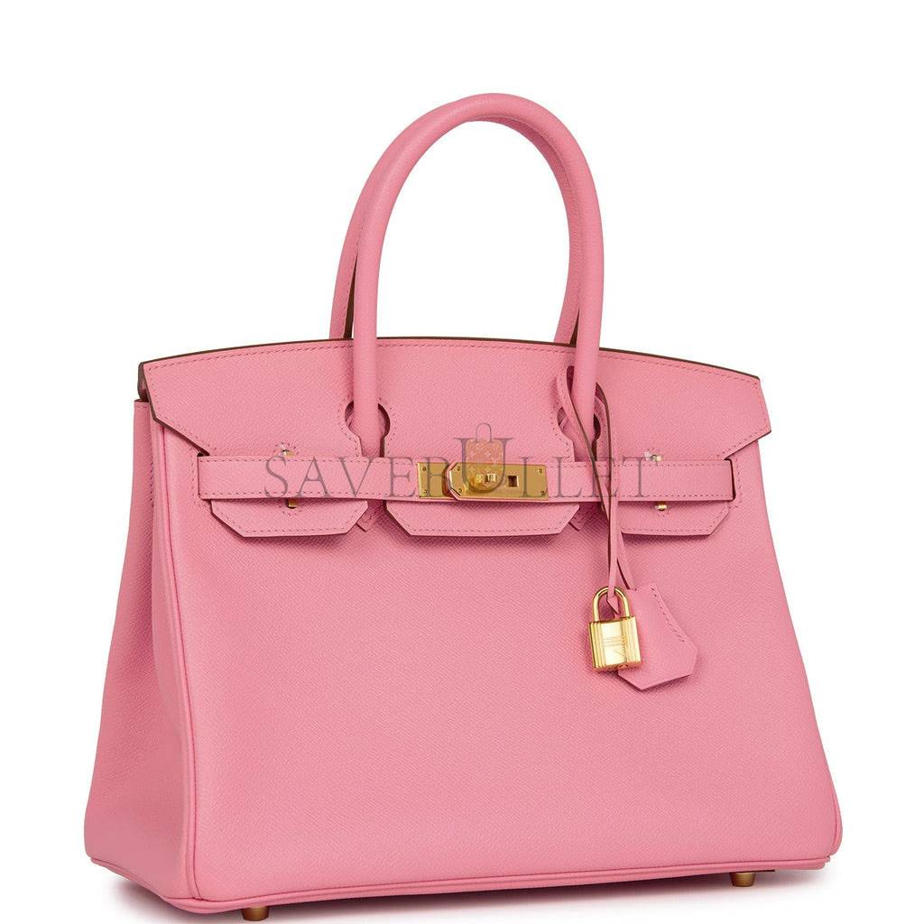HERMES BIRKIN 30 ROSE CONFETTI EPSOM GOLD HARDWARE (30cm) HERMES BIRKIN 30 ROSE CONFETTI EPSOM GOLD HARDWARE (30cm)