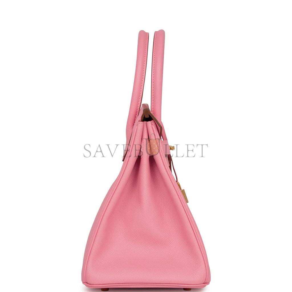 HERMES BIRKIN 30 ROSE CONFETTI EPSOM GOLD HARDWARE (30cm) HERMES BIRKIN 30 ROSE CONFETTI EPSOM GOLD HARDWARE (30cm)