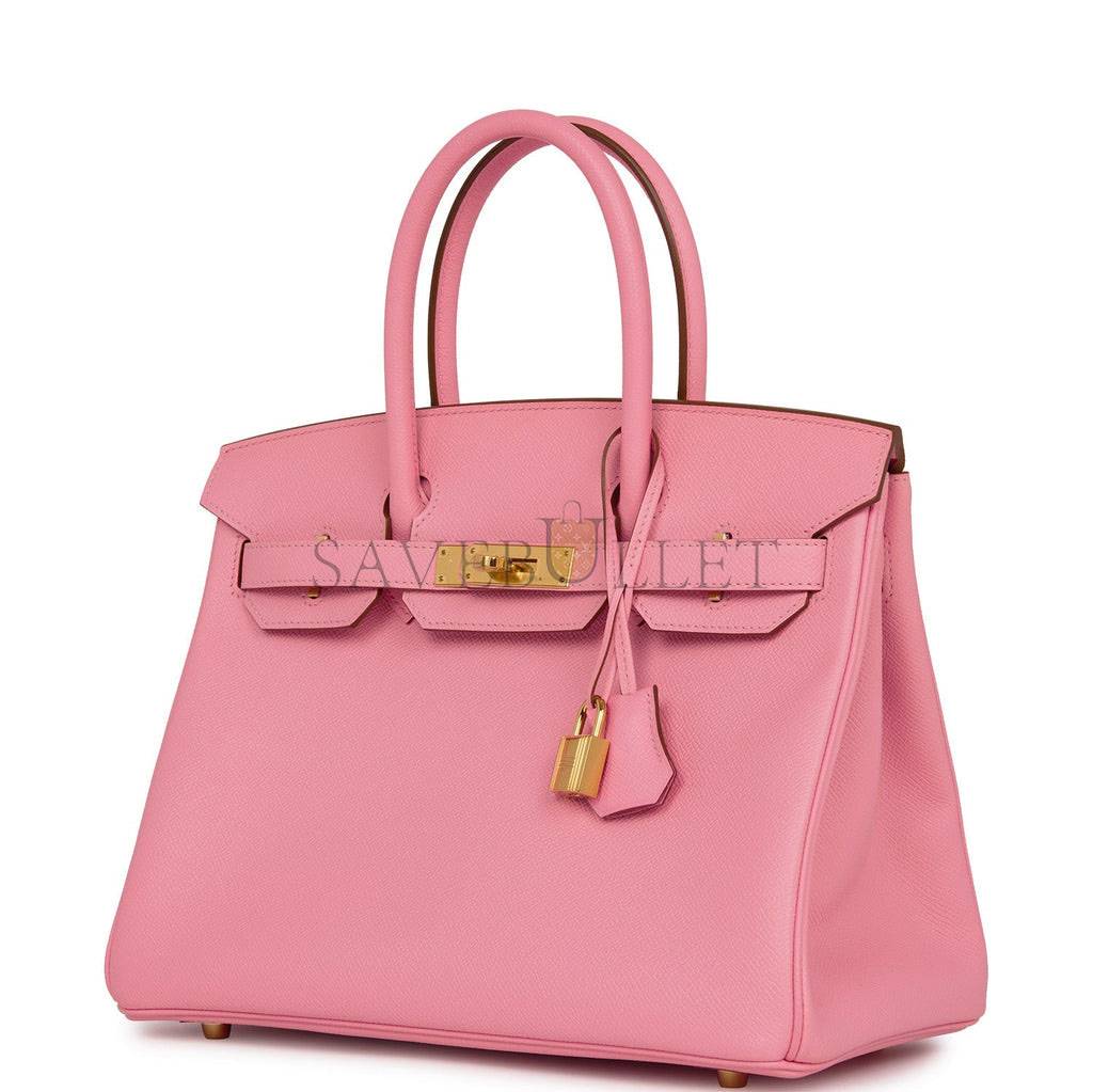 HERMES BIRKIN 30 ROSE CONFETTI EPSOM GOLD HARDWARE (30cm) HERMES BIRKIN 30 ROSE CONFETTI EPSOM GOLD HARDWARE (30cm)