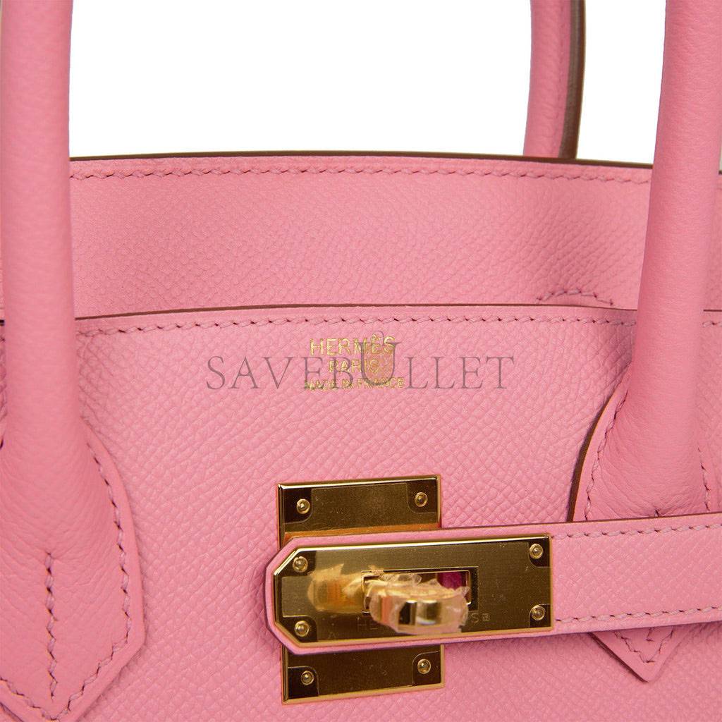HERMES BIRKIN 30 ROSE CONFETTI EPSOM GOLD HARDWARE (30cm) HERMES BIRKIN 30 ROSE CONFETTI EPSOM GOLD HARDWARE (30cm)