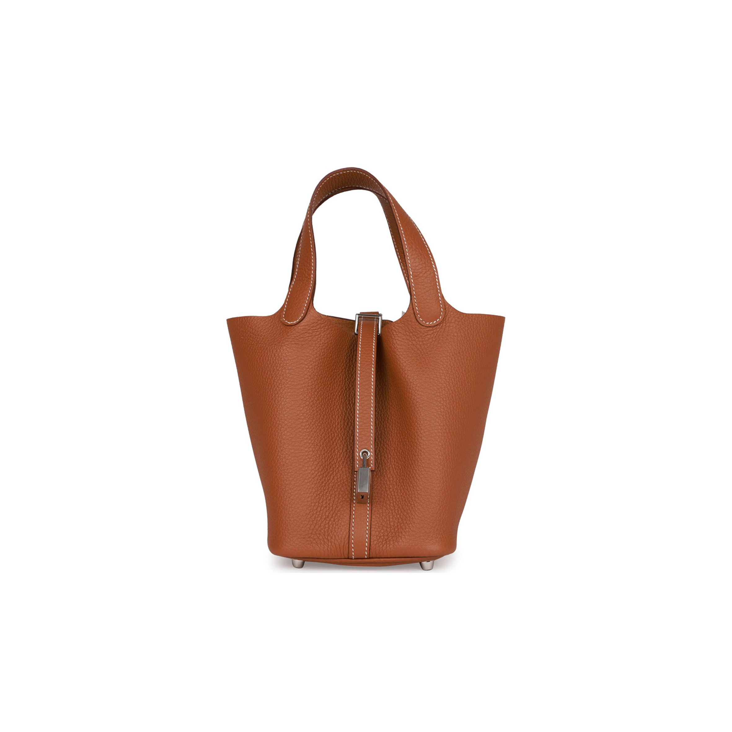 HERMES PICOTIN LOCK 18 GOLD CLEMENCE PALLADIUM HARDWARE (18*13*18cm) HERMES PICOTIN LOCK 18 GOLD CLEMENCE PALLADIUM HARDWARE (18*13*18cm)
