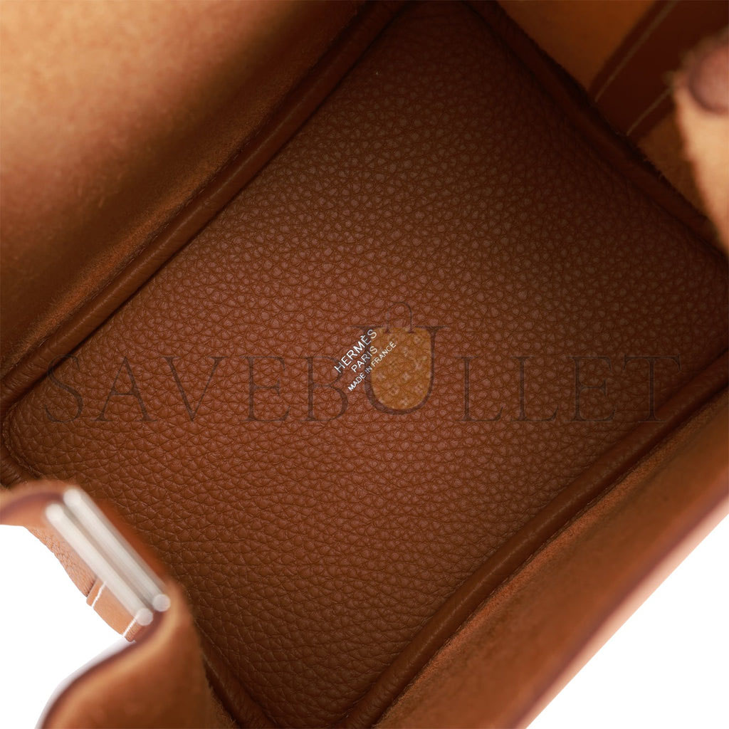 HERMES PICOTIN LOCK 18 GOLD CLEMENCE PALLADIUM HARDWARE (18*13*18cm) HERMES PICOTIN LOCK 18 GOLD CLEMENCE PALLADIUM HARDWARE (18*13*18cm)