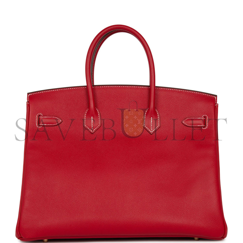 HERMES BIRKIN 35 ROUGE CASAQUE CANDY EPSOM PERMABRASS HARDWARE (35cm) HERMES BIRKIN 35 ROUGE CASAQUE CANDY EPSOM PERMABRASS HARDWARE (35cm)