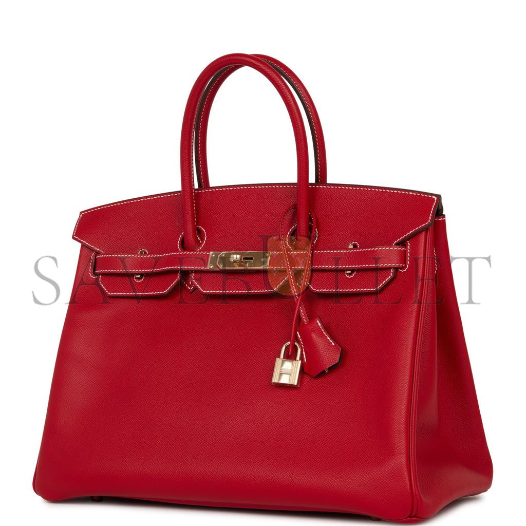 HERMES BIRKIN 35 ROUGE CASAQUE CANDY EPSOM PERMABRASS HARDWARE (35cm) HERMES BIRKIN 35 ROUGE CASAQUE CANDY EPSOM PERMABRASS HARDWARE (35cm)
