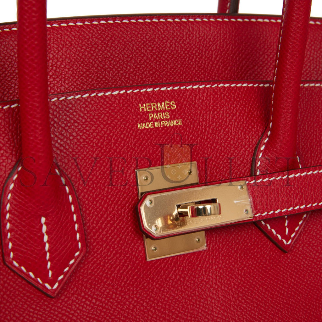 HERMES BIRKIN 35 ROUGE CASAQUE CANDY EPSOM PERMABRASS HARDWARE (35cm) HERMES BIRKIN 35 ROUGE CASAQUE CANDY EPSOM PERMABRASS HARDWARE (35cm)